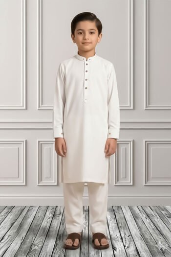 Kurta Pajama For Kids Off White