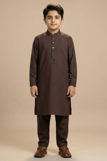 Kurta Pajama For Kids Chocolate