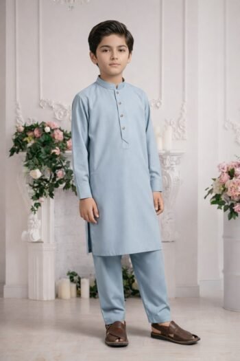 Kurta Pajama For Kids Grey