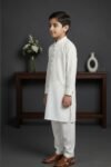 Kuta-Pajama-For-Kids-Boys-White-1